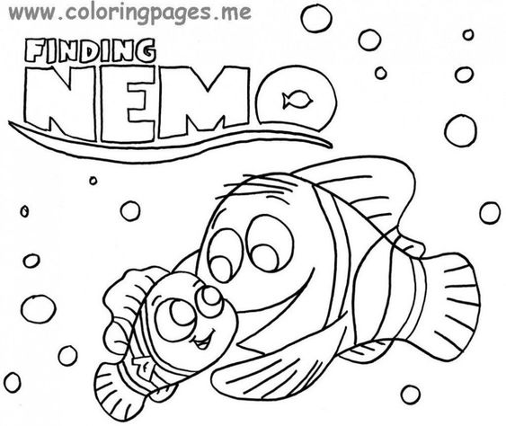 Tranh tô màu đi tìm cá Nemo 15