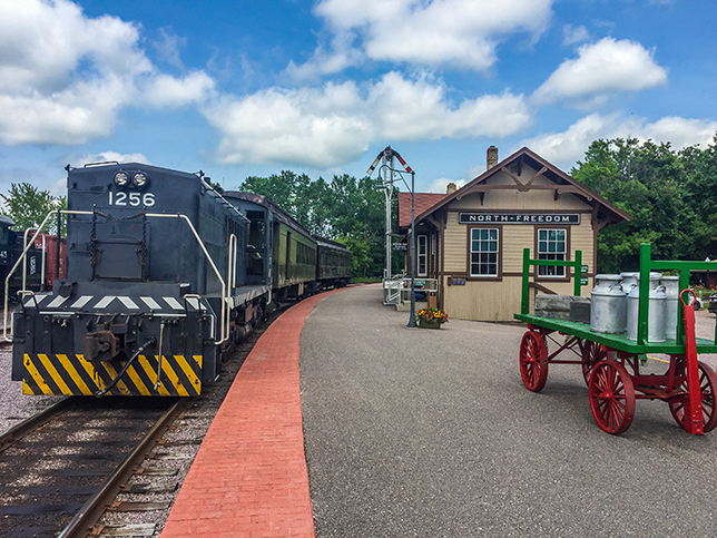 Mid-Continent Railroad Museum in North Freedom