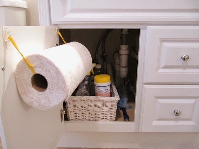 DIY paper towel holder