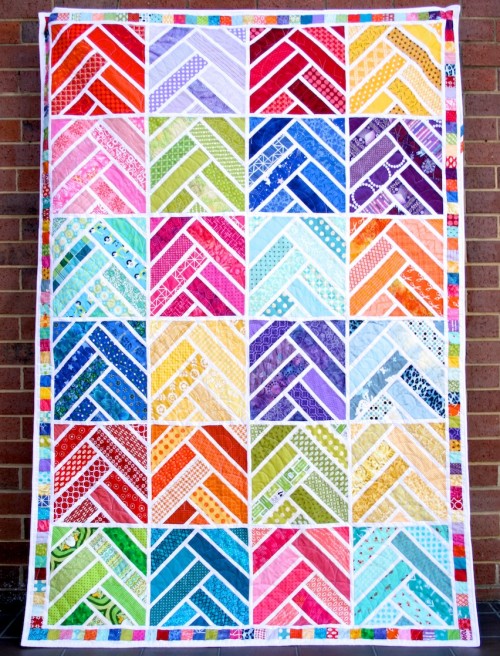 Broken Herringbone quilt along - Tutorial