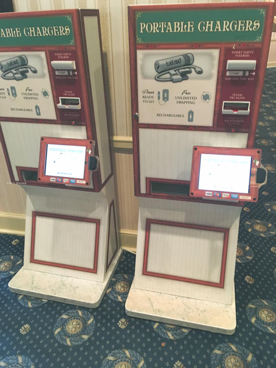 Charging your phone at Disneyland Janel Berchielli