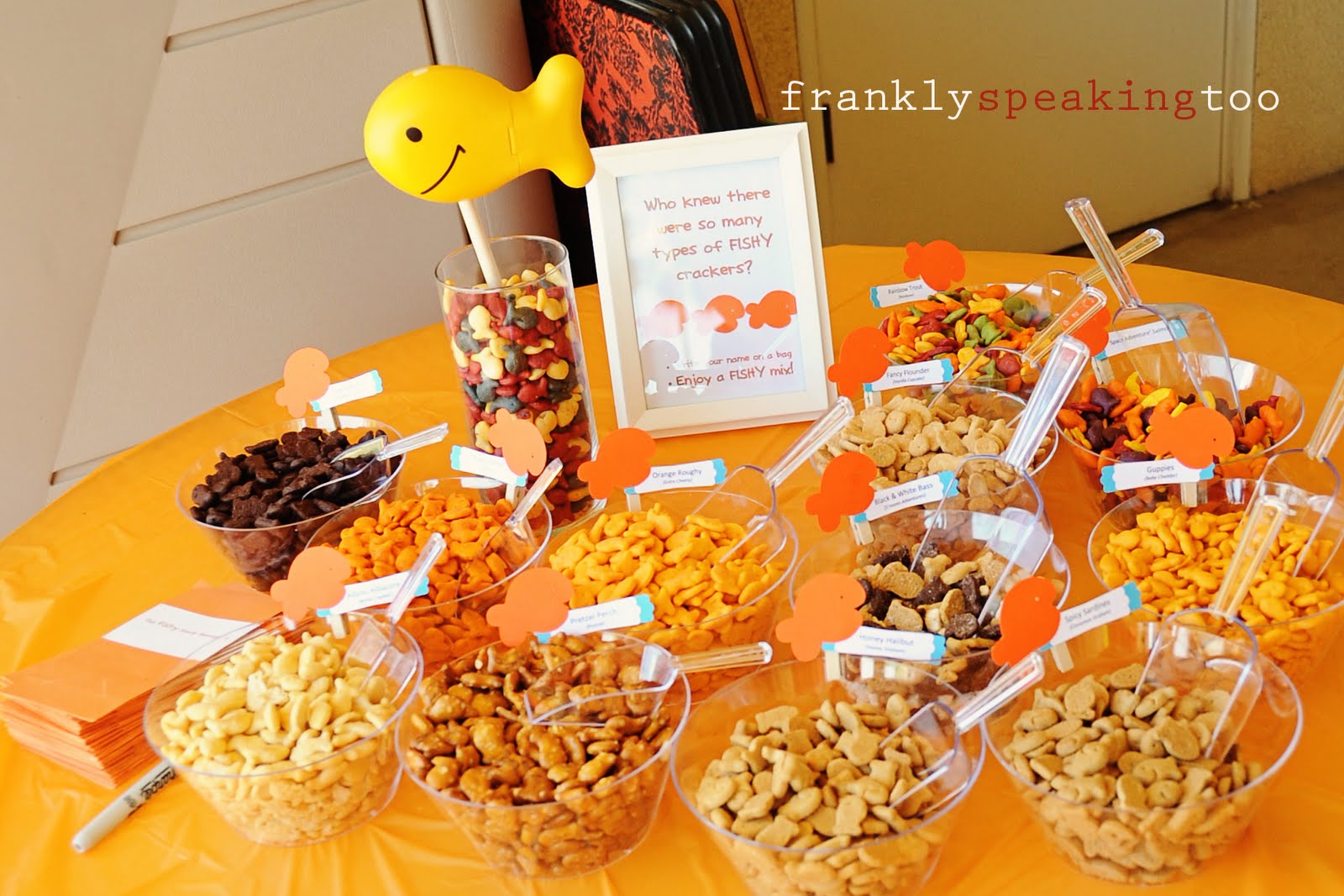 Frankly Speaking Too: Fishy Themed Party: Part Three, Fishy Bar