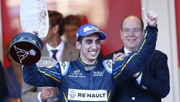 Prince Albert, Louis Ducruet, Charlotte Casiraghi and her son Raphael Elmaleh attended the Monaco Formula E Grand Prix