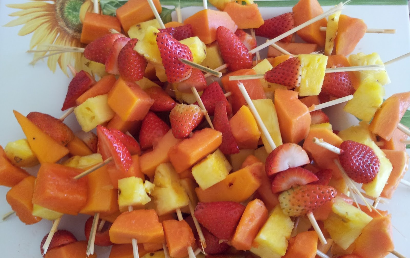 Fruit Kebabs Perfect Childrens' Party Treat