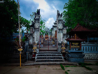 Old And Art Balinese Hindu Temple Of The Village At Patemon Village, North Bali, Indonesia