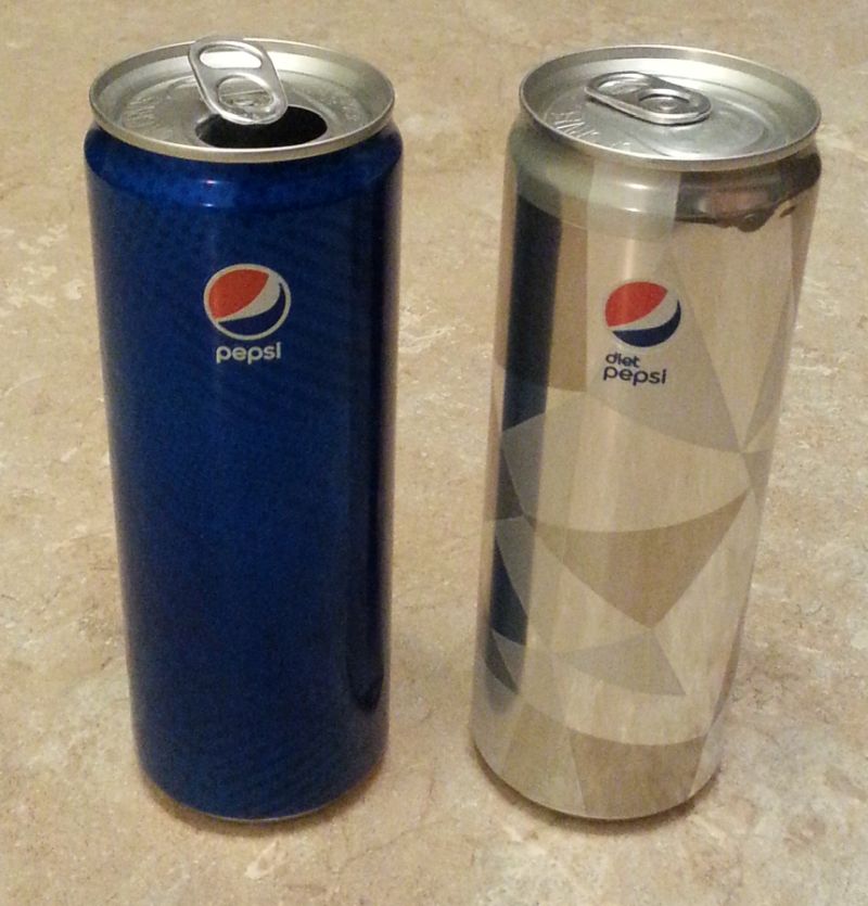 Soda Can Collection Pepsi Skinny Can