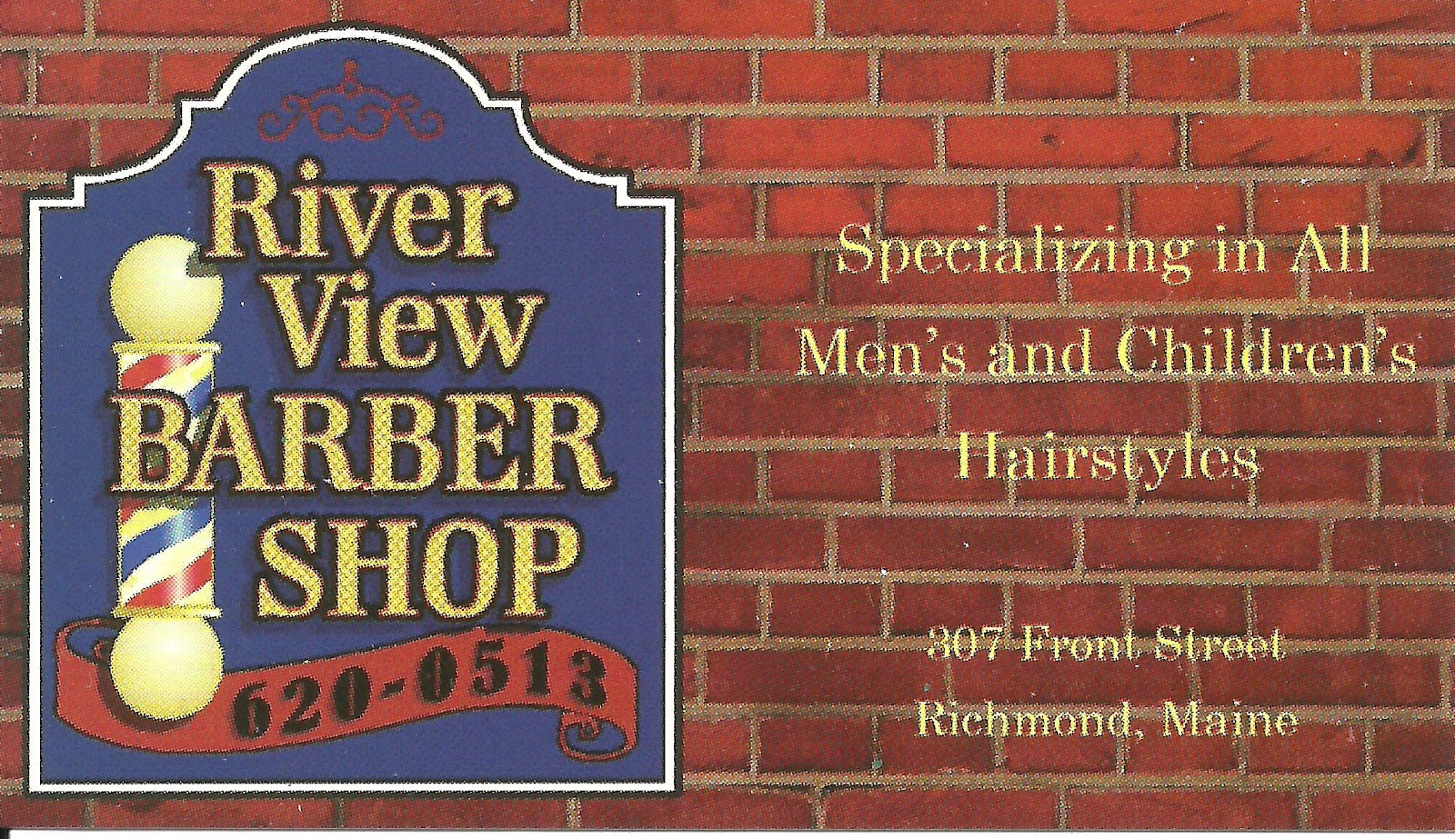River View Barber Shop Richmond, ME