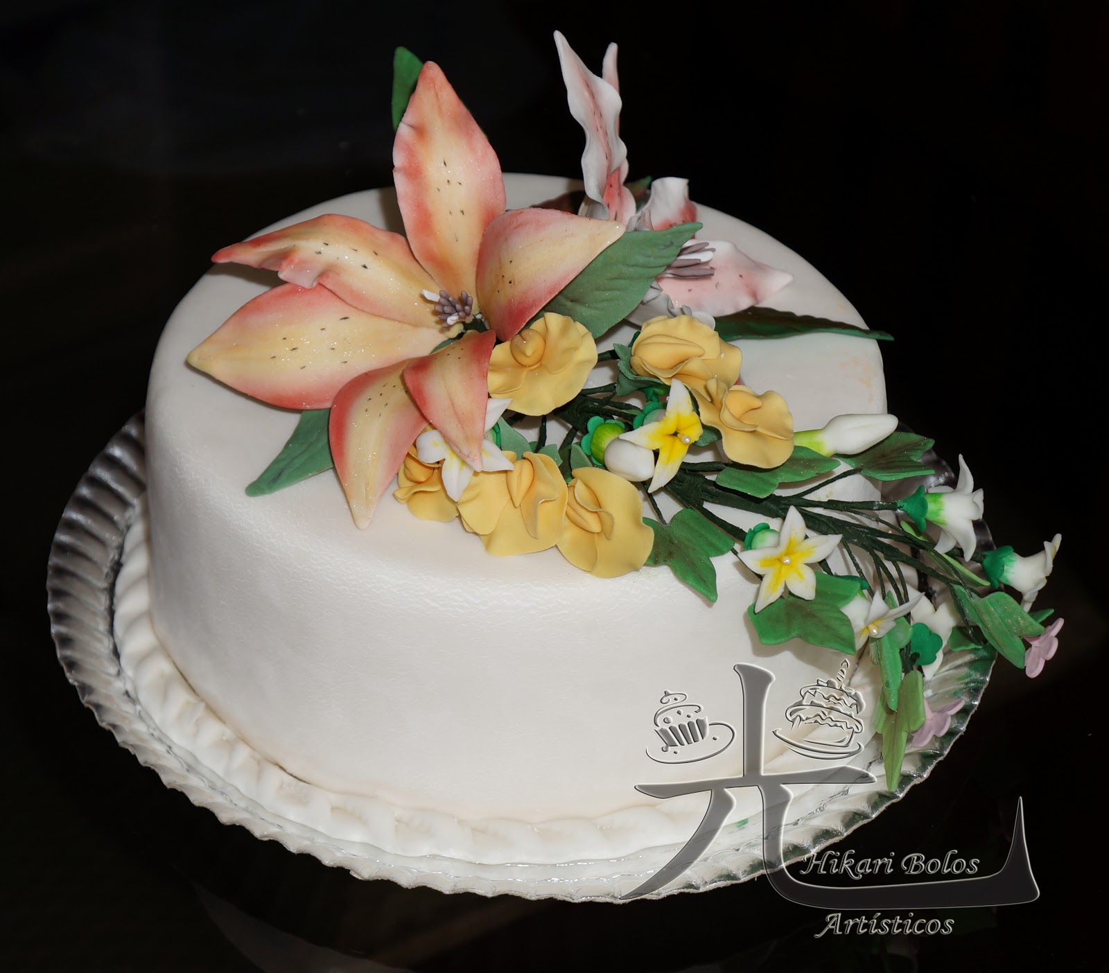 Flor de Pasta Americana Hikari Bolos Artísticos