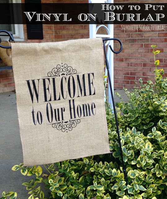 Heat Transfer Vinyl on Burlap Tutorial The Easiest Way Do It