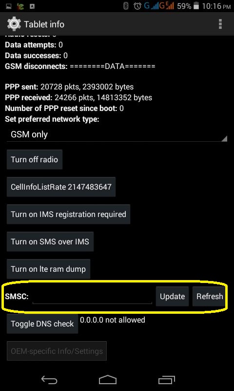 How To Change Message Center Number In Android Devices