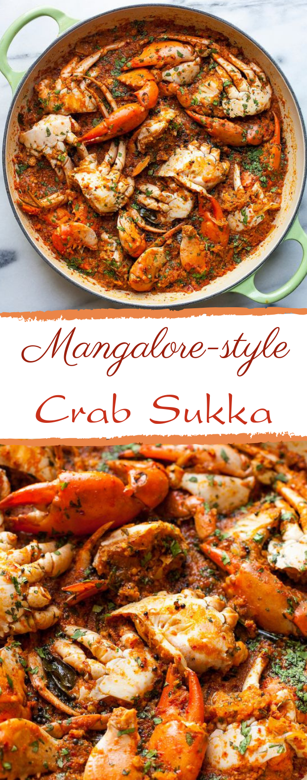 Mangalore-style Crab Sukka #indianfood #seafood