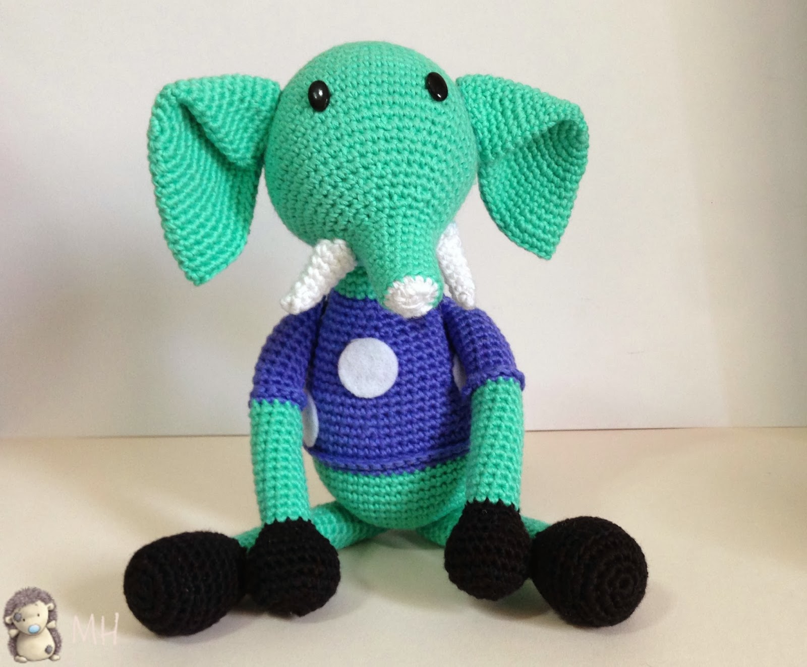 Elefante amigurumi