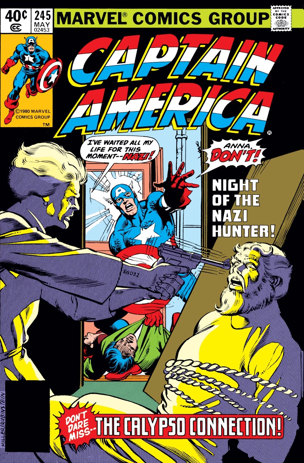 Read online Captain America (1968) comic -  Issue #245 - 1