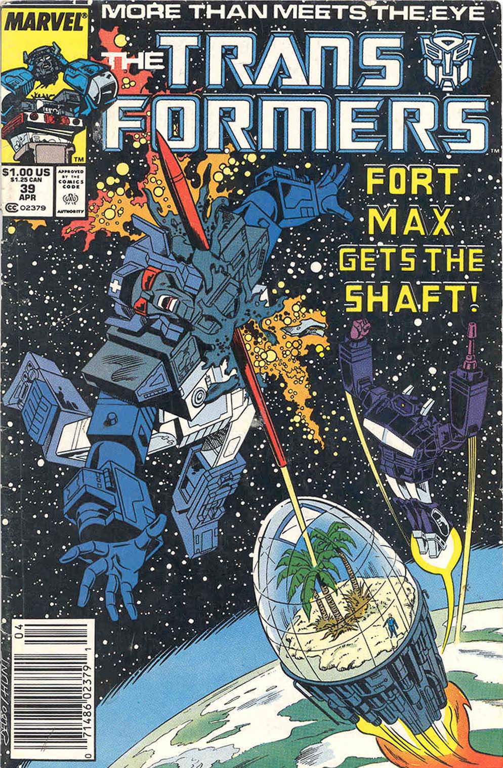 Read online The Transformers (1984) comic -  Issue #39 - 1