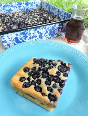Baked Blueberry Ginger Pancake