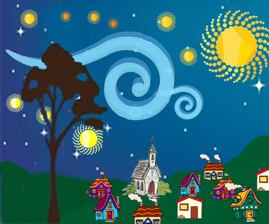 free starry night clipart - photo #48