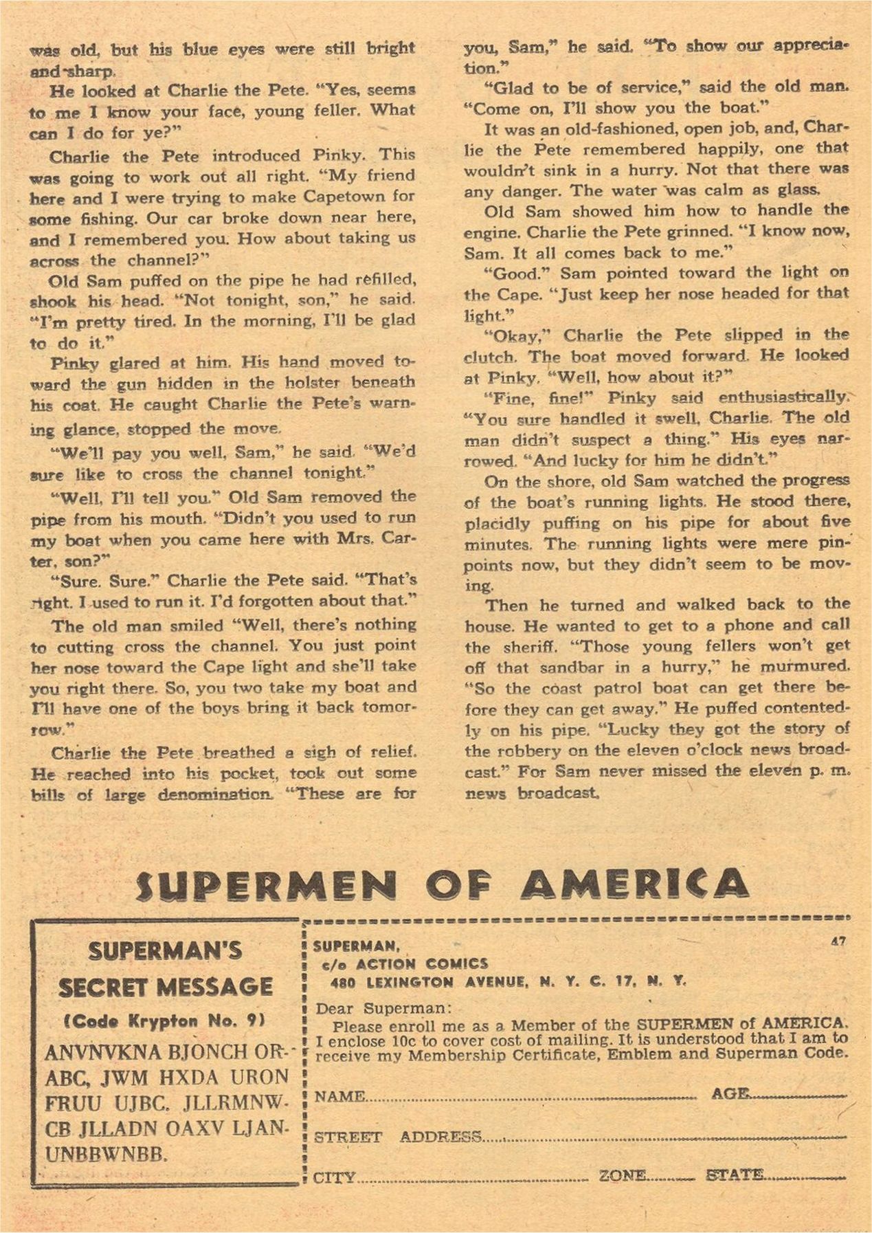 Read online Superman (1939) comic -  Issue #47 - 32