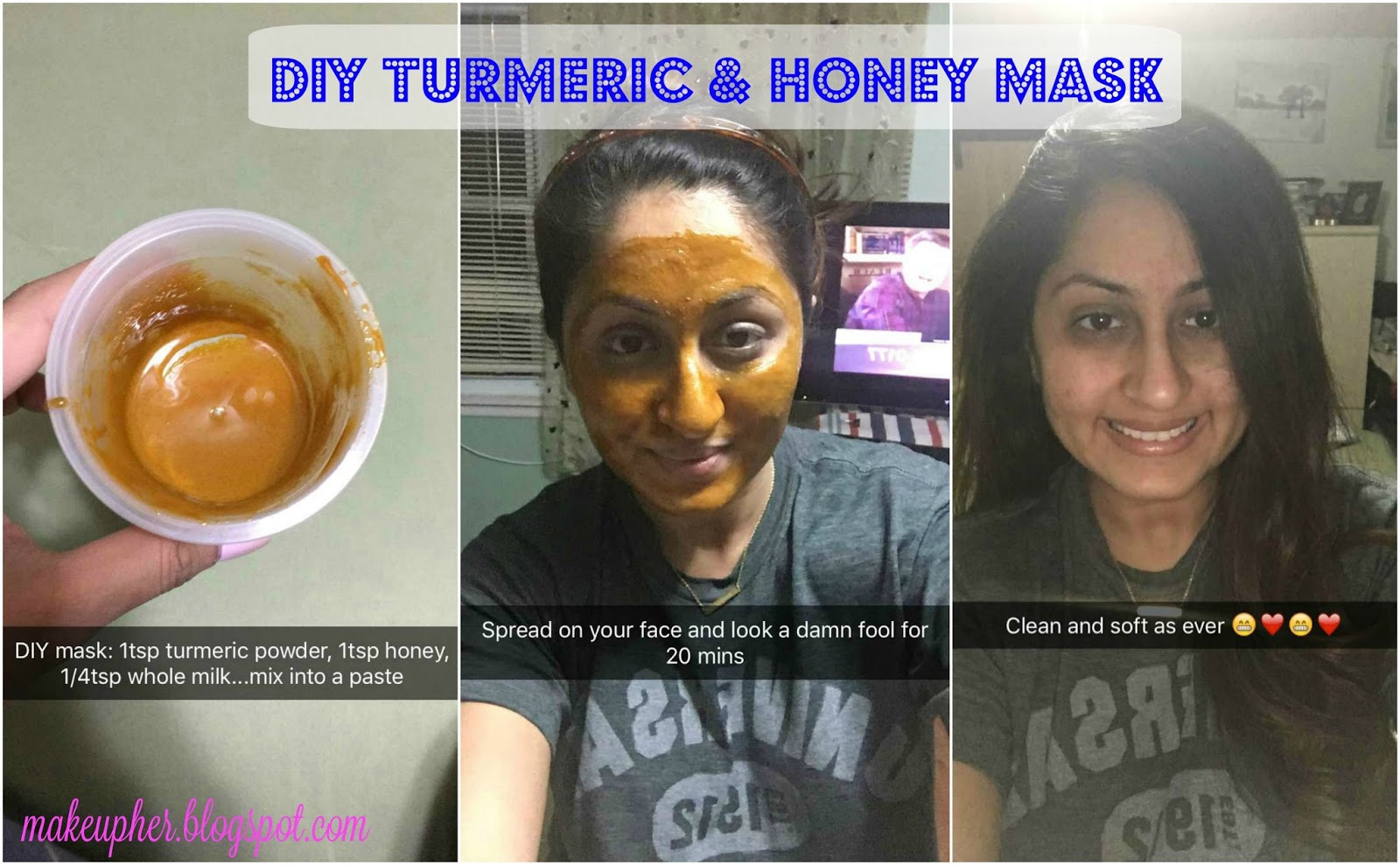 makeupHER DIY Turmeric & Honey Mask