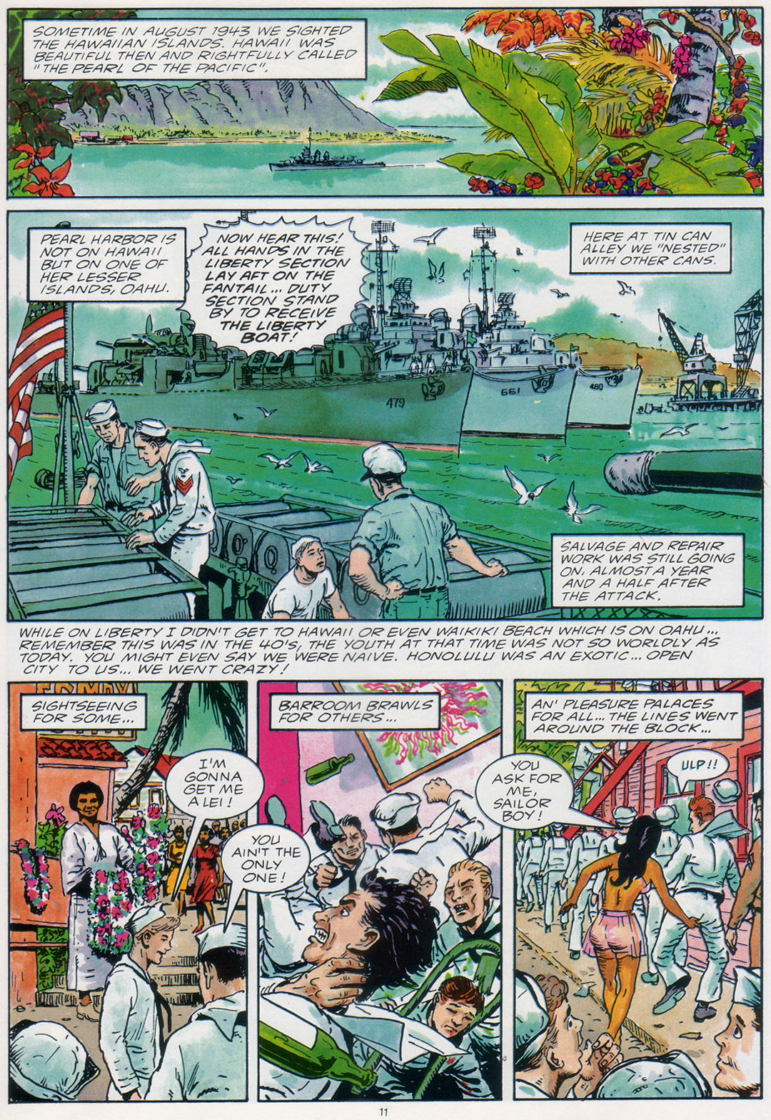 Read online Marvel Graphic Novel comic -  Issue #30 - A Sailor's Story - 17