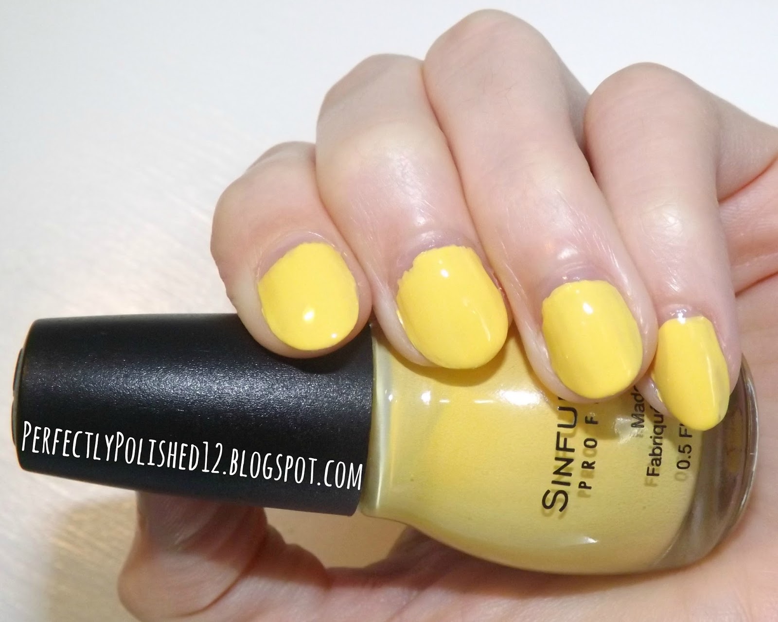 Sinful Colors Professional Nail Polish - Lemon Yellow - wide 7