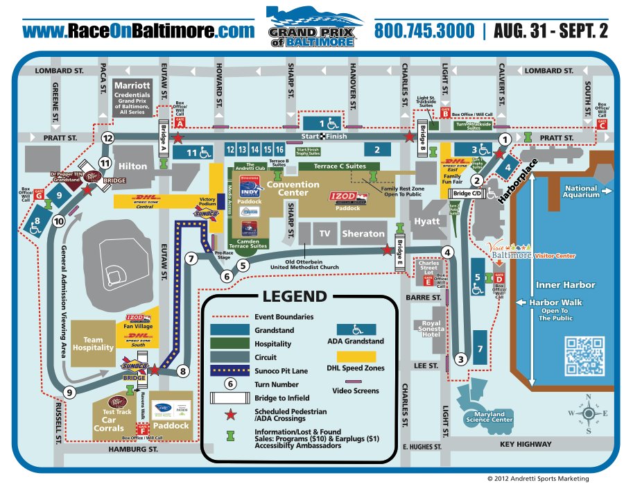 Bmore Interested Baltimore Grand Prix Map