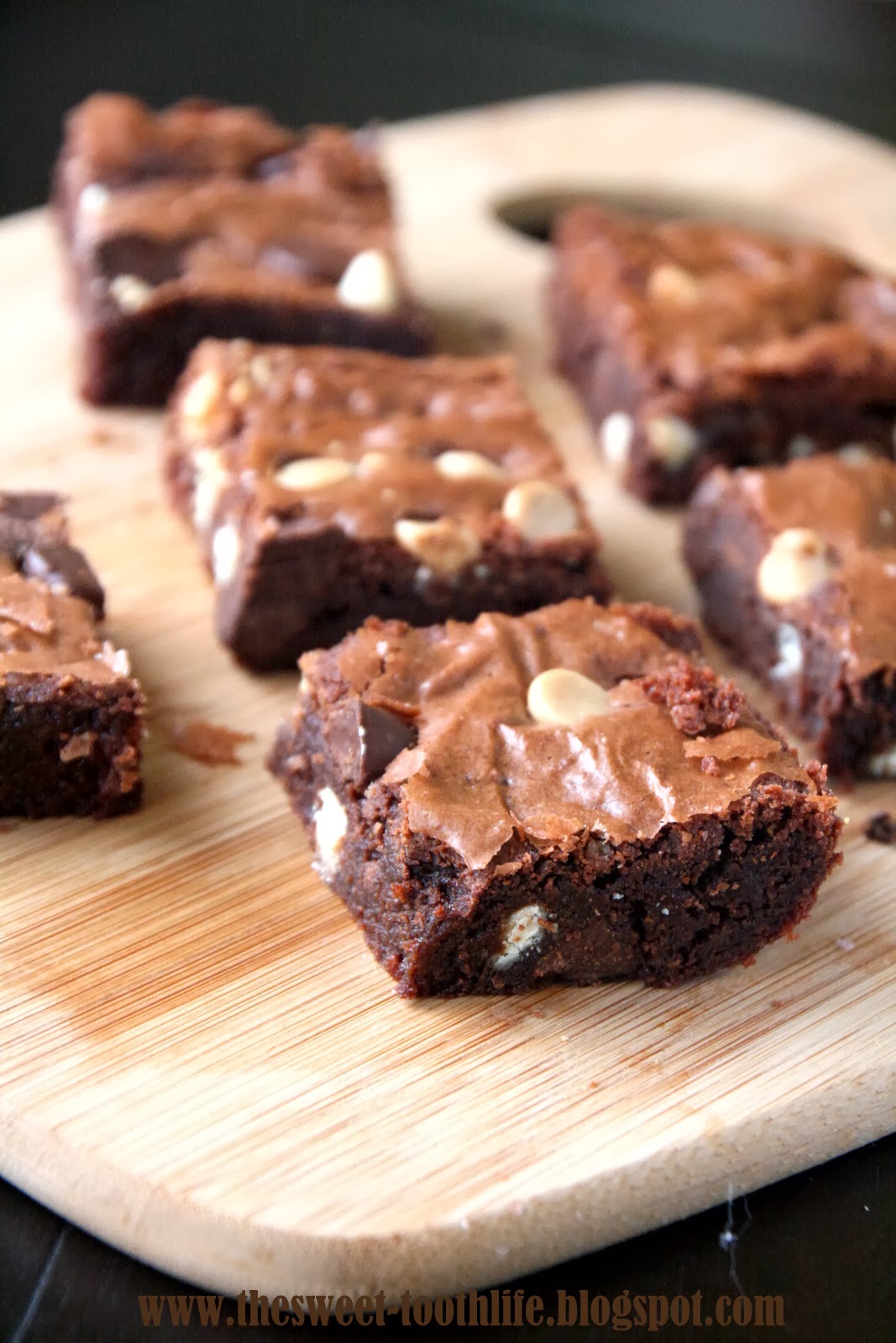 The Sweet {Tooth} Life Double Chocolate Pudding Brownies