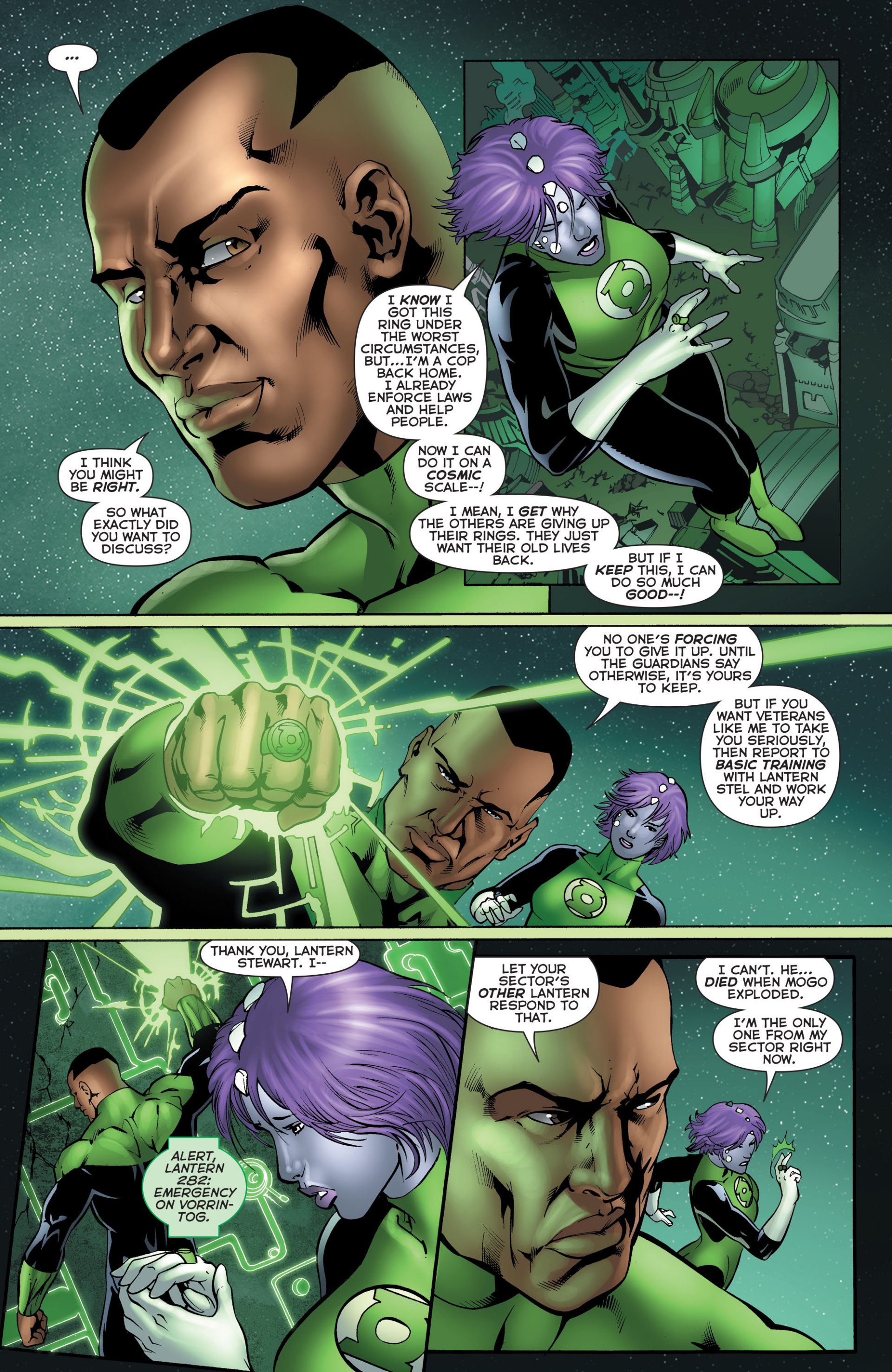 Read online Green Lantern Corps (2006) comic -  Issue #61 - 9