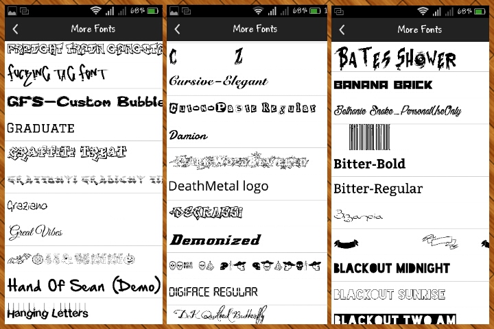 Download Kumpulan Font Untuk Picsay Pro Lengkap Android Park