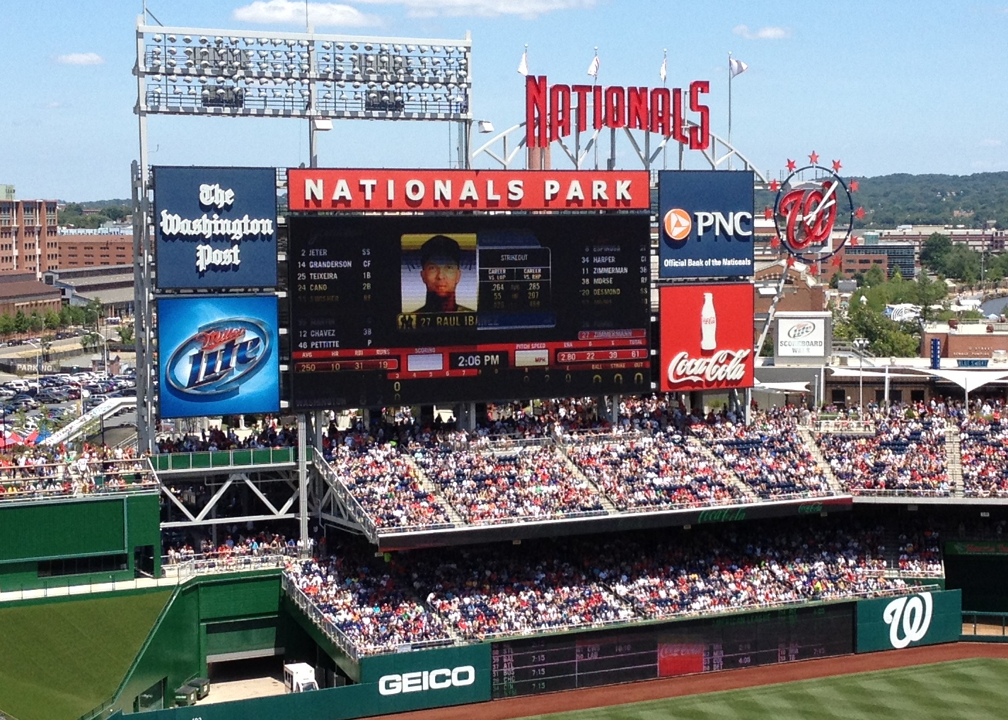 Washington Nationals Park (Nationals v. Yankees) Food Nomad