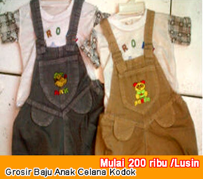 Jual Baju Grosiran Murah: Baju Anak Model Celana Kodok
