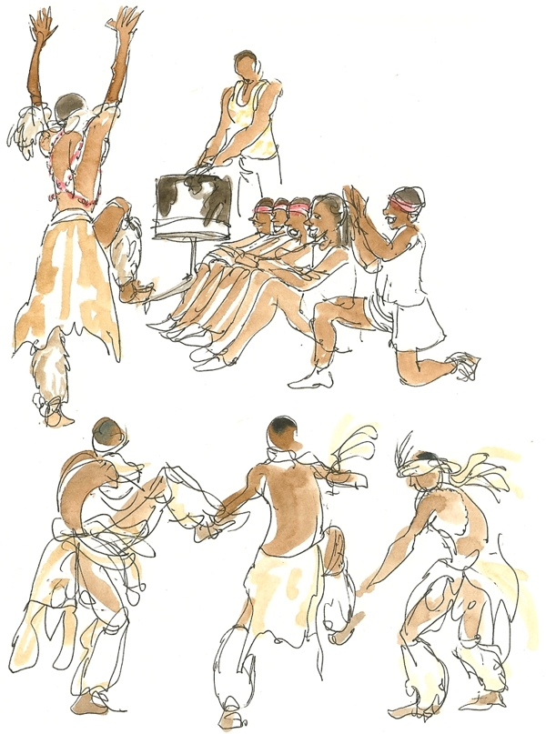 zulu dancer coloring pages - photo #9