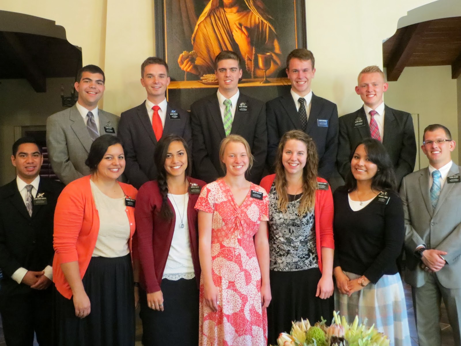 California Los Angeles Mission March 31 Departing Missionary Dinner