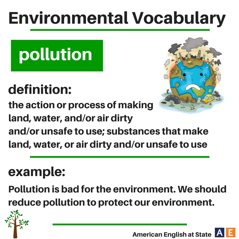 Ecology vocabulary