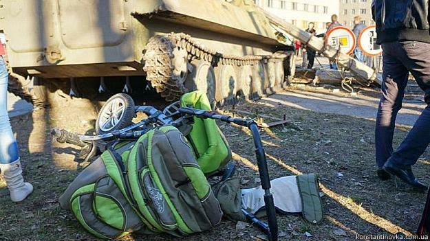 ДТП с участием украинских военных в Константиновке привело к массовым беспорядкам