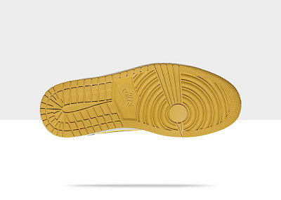 Air Jordan 1 Retro High OG Men's Shoe Green/Gold, Style - Color # 555088-315