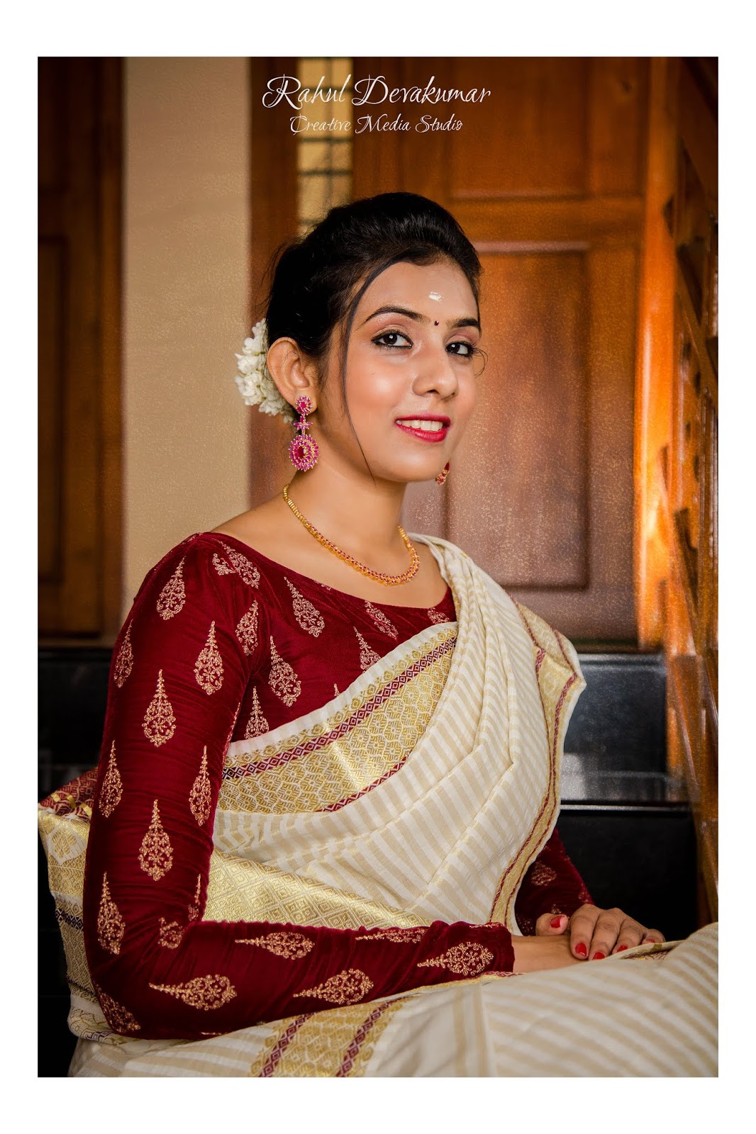Pin by Anjana rajagopal on traditional | Traditional hairstyle, Hair style  on saree, Engagement hairstyles