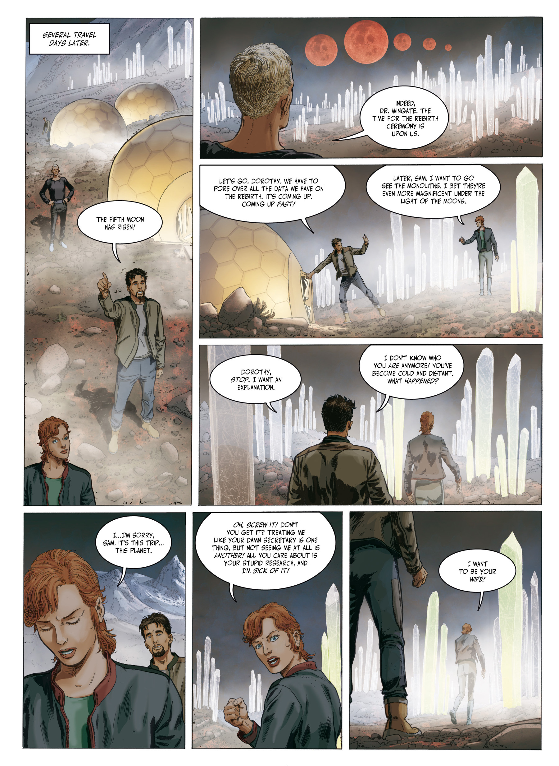 Read online Robert Silverberg's COLONIES comic -  Issue #2 - 15