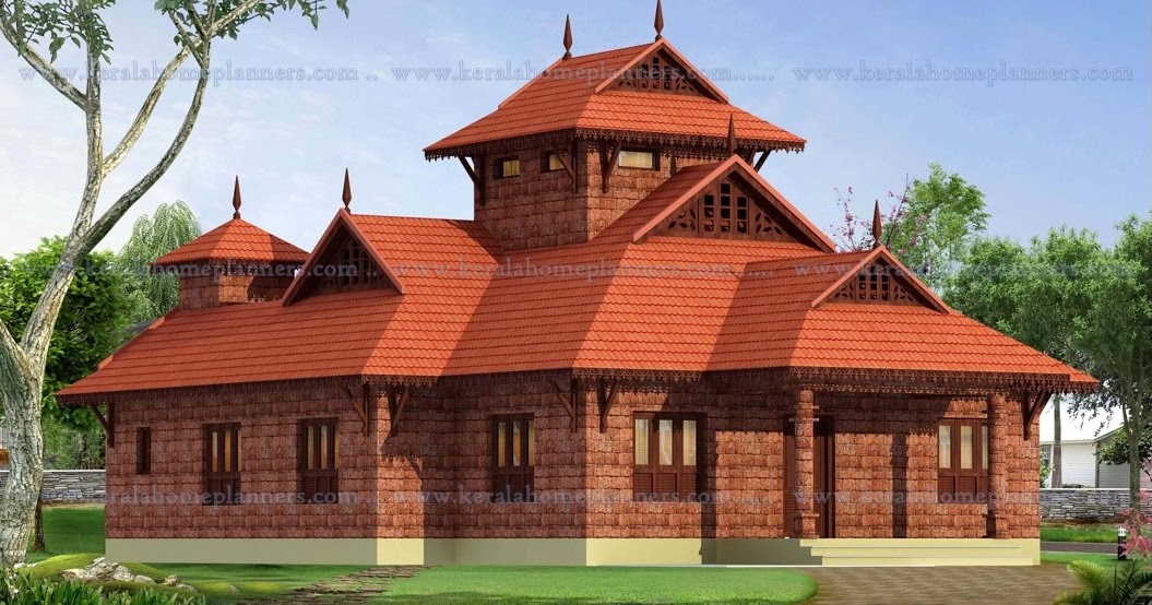 Budget Traditional Nalukettu Style 3 Bedroom Home With Nadumuttam Kerala Home Planners Budget Traditional Nalukettu Style 3 Bedroom Home With Nadumuttam Kerala Home Planners