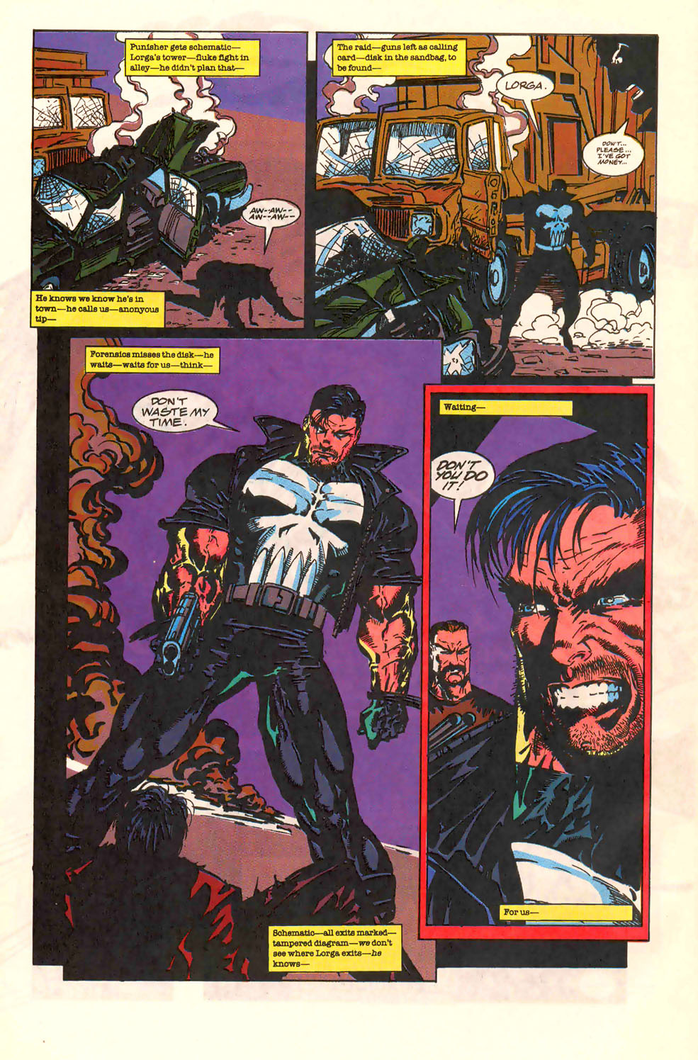 Read online The Punisher (1987) comic -  Issue #81 - Bodies of Evidence - 19