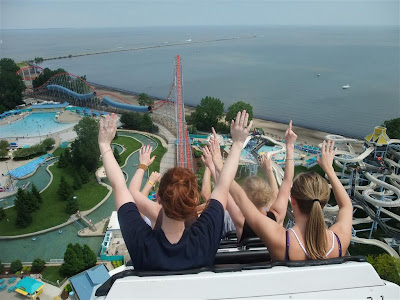 The Magnum, drop from the top, best roller coaster ever, cedar point