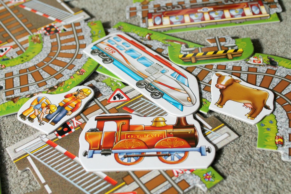 Orchard Toys 289 Giant Railway 22pc Train Track Floor Jigsaw Puzzle Children 3+ 