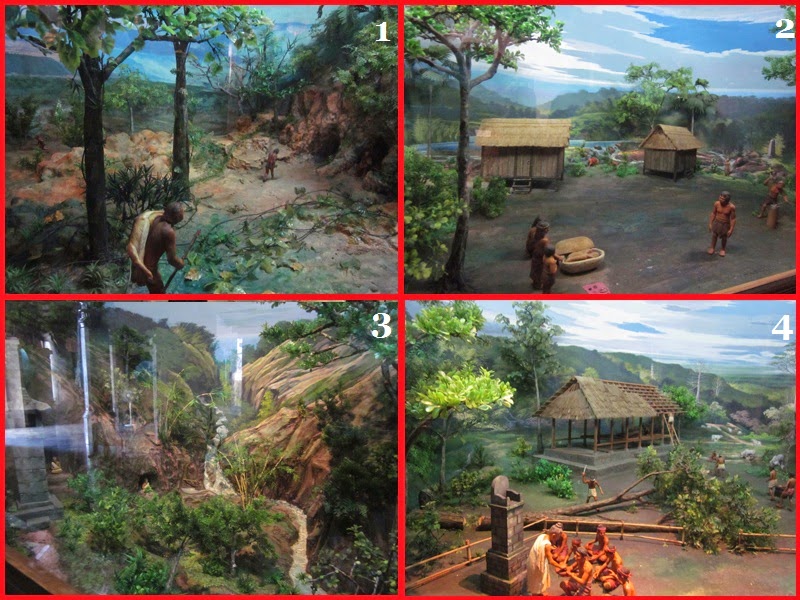 Diorama 1 sampai 4 Di Museum Bajra Sandi
