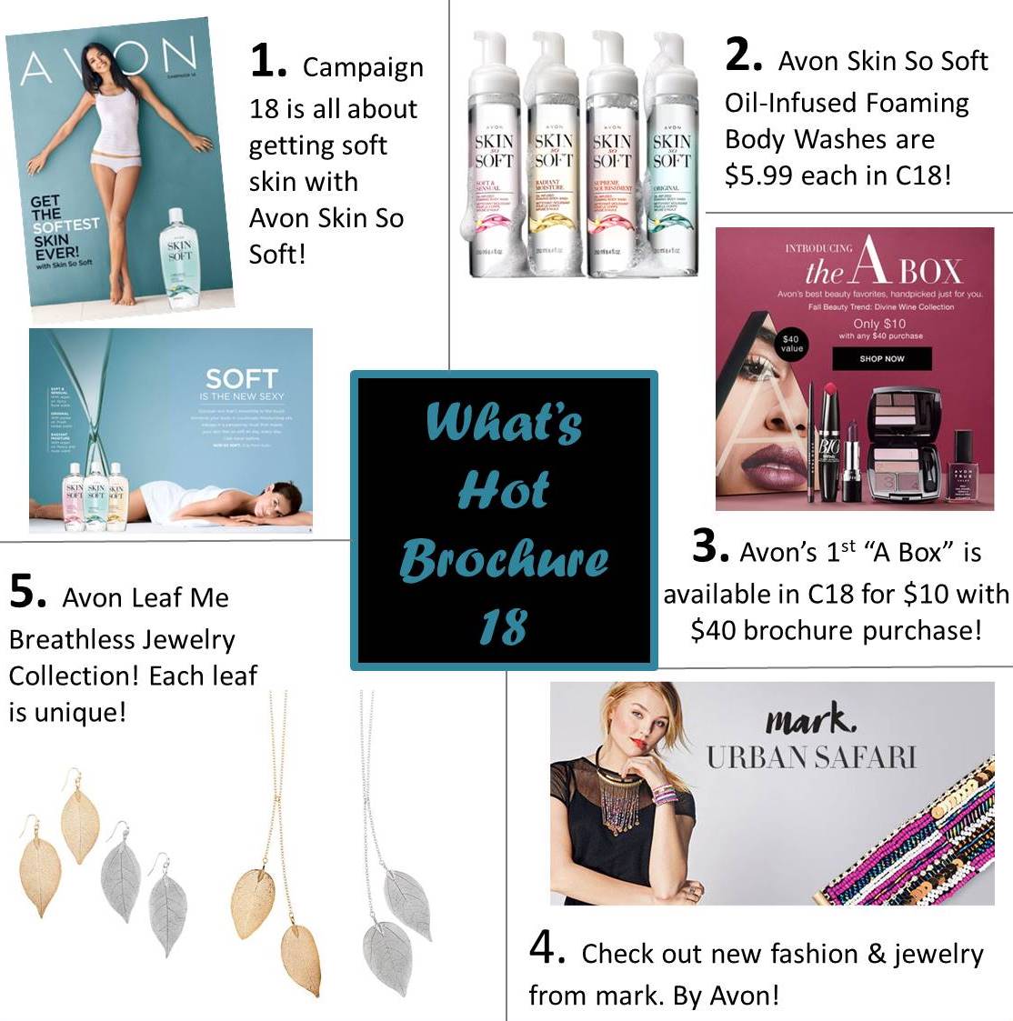 Erica's Fashion & Beauty Avon Campaign 18 2017 What's Hot