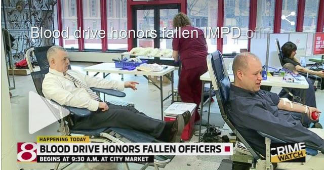 Blood drive honors fallen IMPD officers