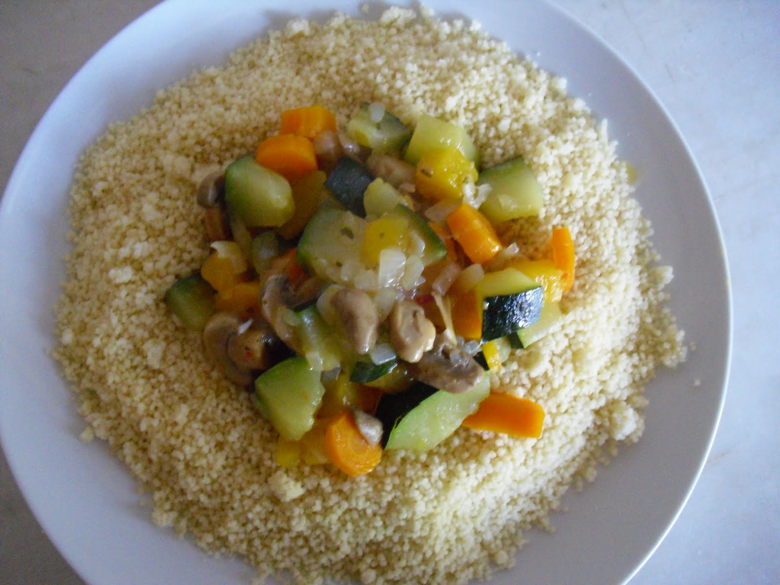 Sabores & Receitas Couscous de vegetais