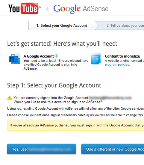 associate a different or Multiple Youtube channel  with single adsense account-006