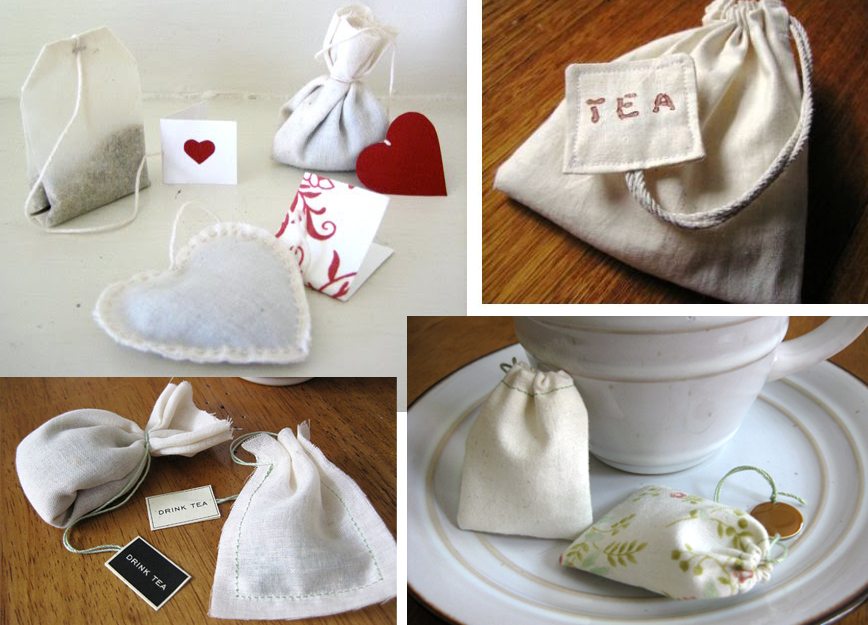Pigmento Firmar canal I Love Tea: Haz tus bolsitas de té reusables #DIY