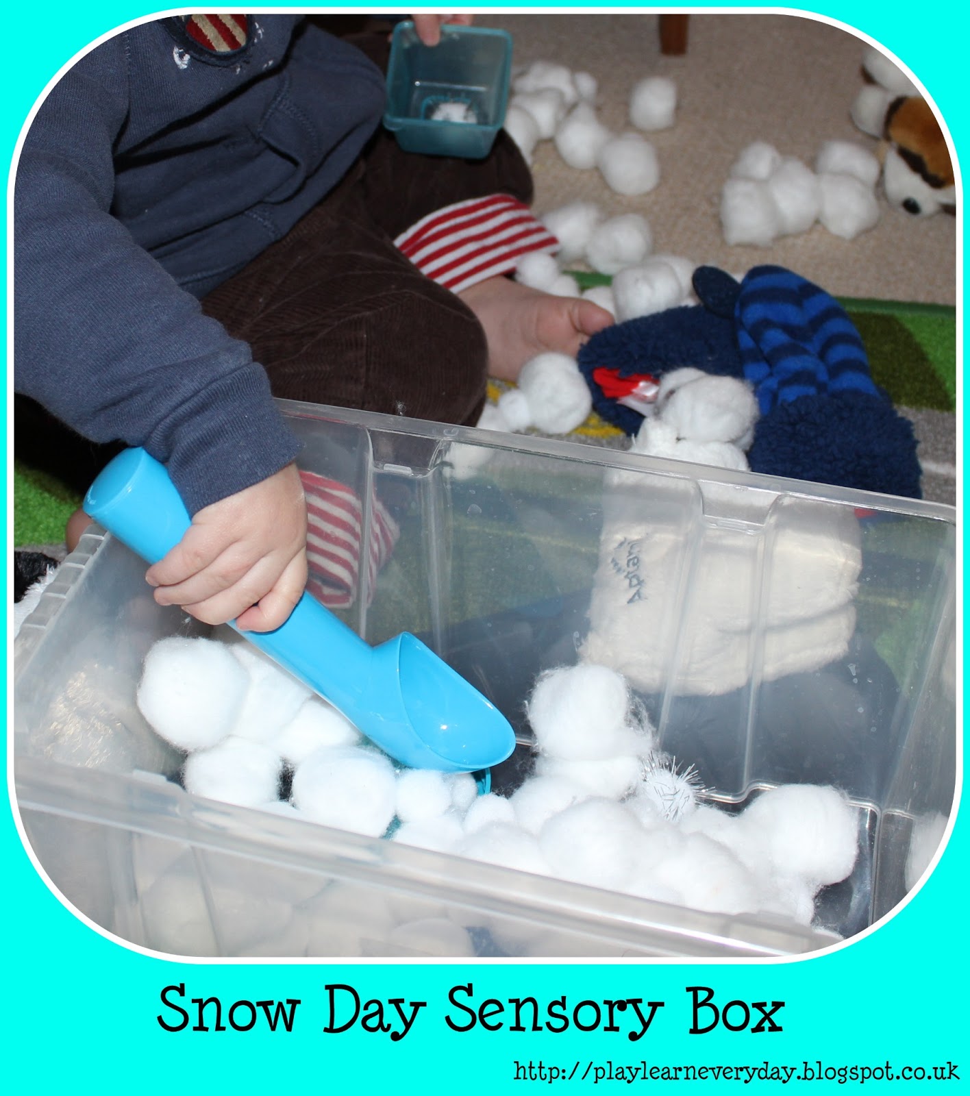 Snow Day Sensory Box Play and Learn Every Day