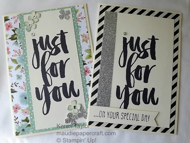 Stampin' Up! Botanicals For You cards