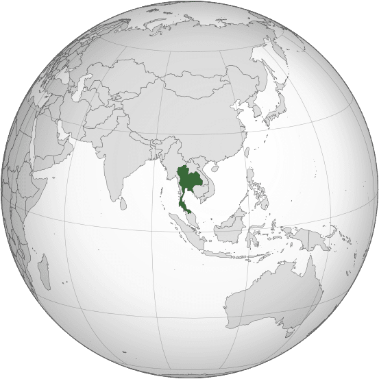 Letak negara Thailand
